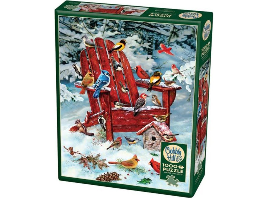 COBBLE HILL Puzzle Vtáky Adirondacku 1000 dielikov