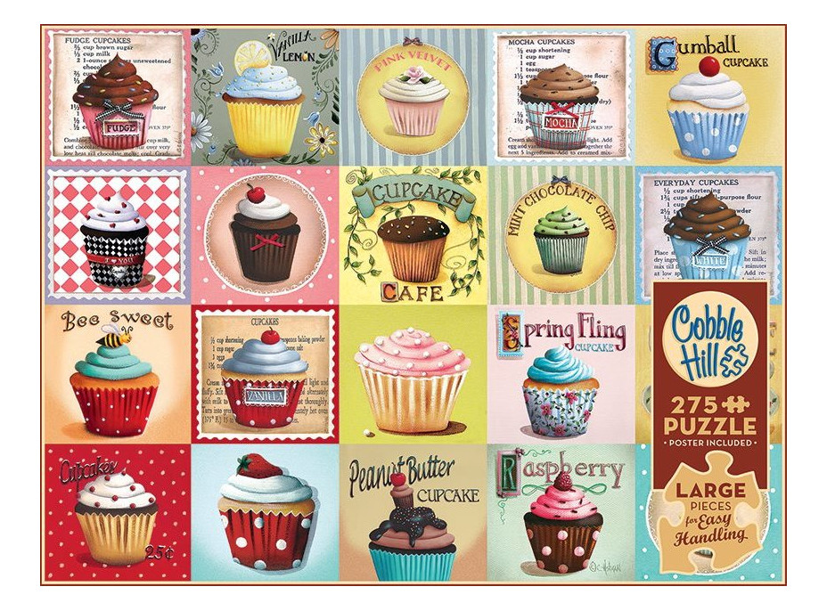 COBBLE HILL Puzzle Cupcake Cafe XL 275 dielikov