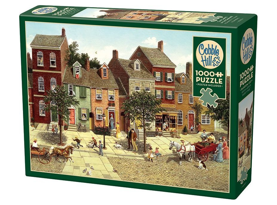 COBBLE HILL Puzzle Zákruta na námestí 1000 dielikov