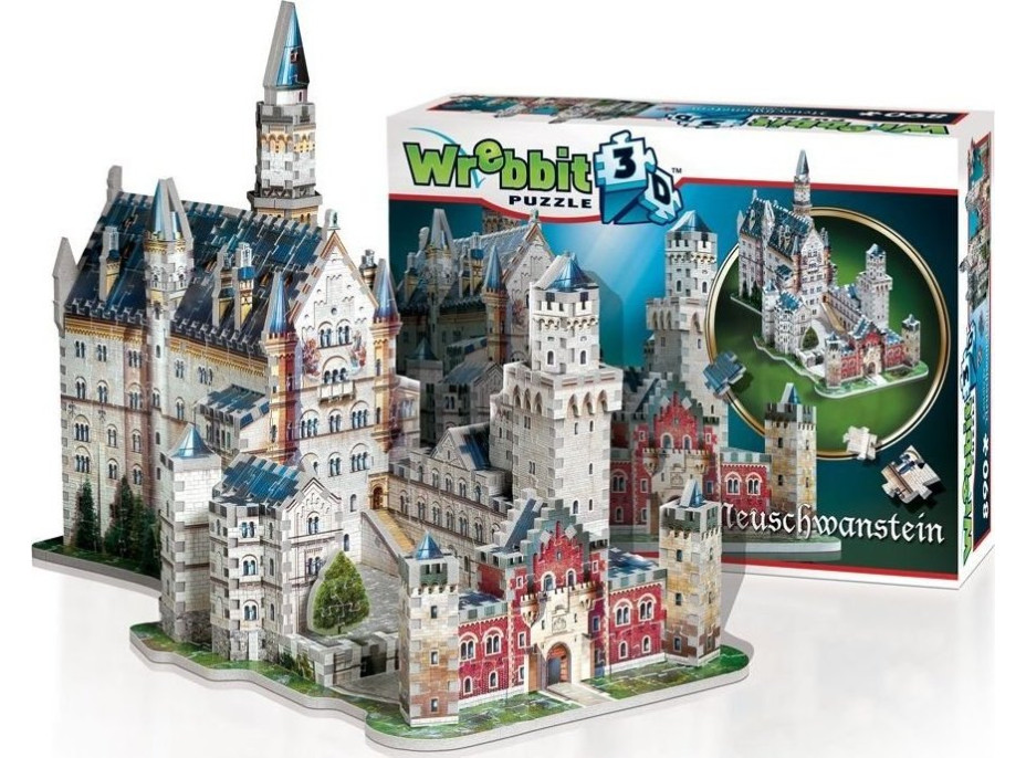 WREBBIT 3D puzzle Zámok Neuschwanstein 890 dielikov