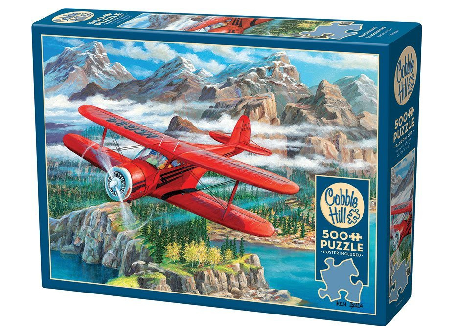 COBBLE HILL Puzzle Lietadlo Beechcraft Staggerwing 500 dielikov