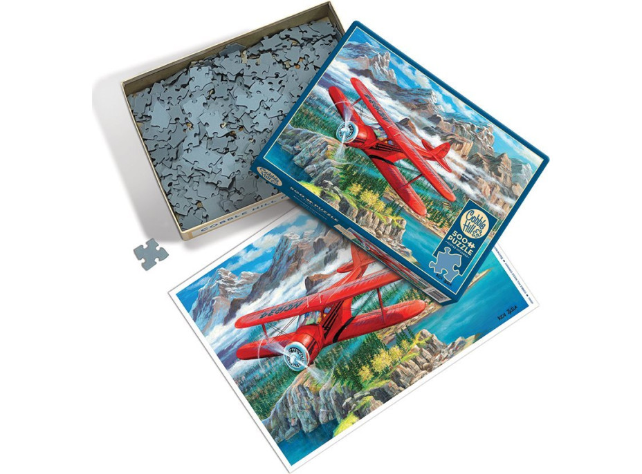 COBBLE HILL Puzzle Lietadlo Beechcraft Staggerwing 500 dielikov