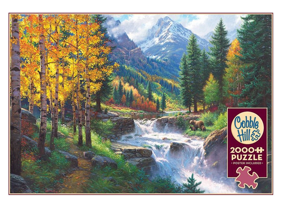 COBBLE HILL Puzzle Vznešená hora Rocky Mountain 2000 dielikov