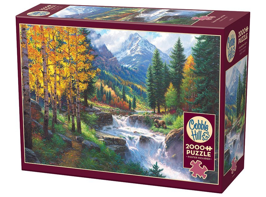 COBBLE HILL Puzzle Vznešená hora Rocky Mountain 2000 dielikov