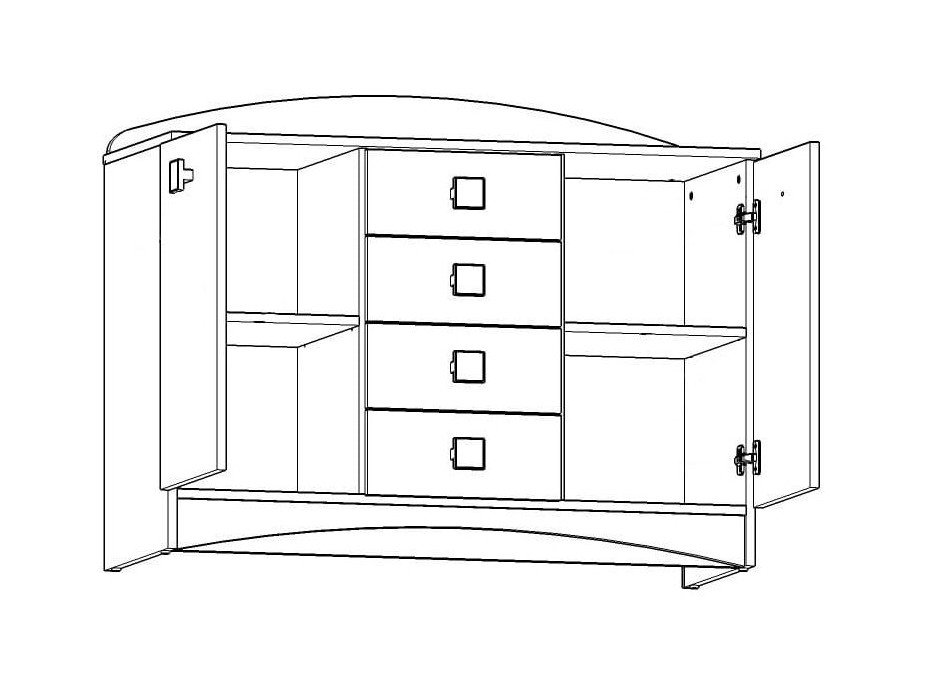 Komoda CLOUDS - TYP C