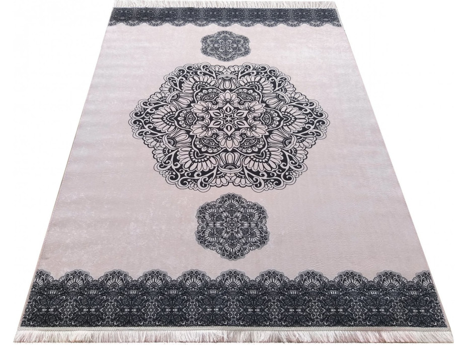Kusový koberec HONOR Mandala - staroružový