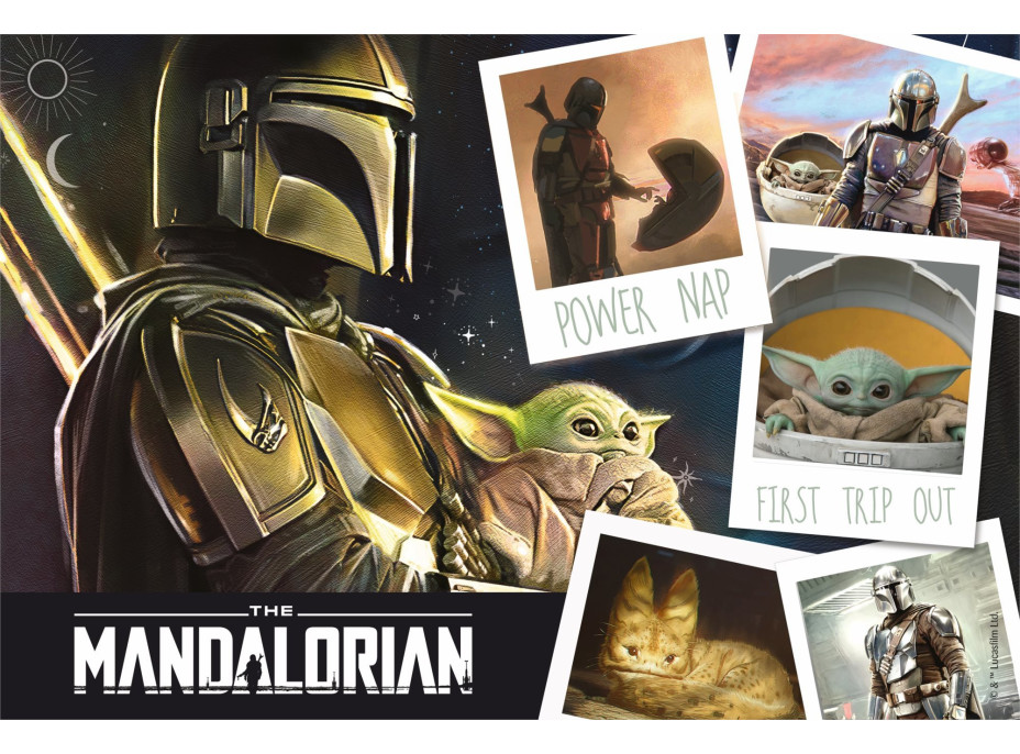 TREFL Puzzle Super Shape XL Star Wars: Mandalorian 160 dielikov