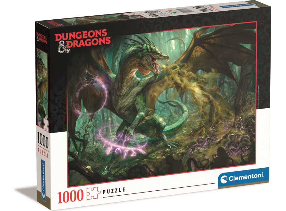 CLEMENTONI Puzzle Dungeons&Dragons 1000 dielikov