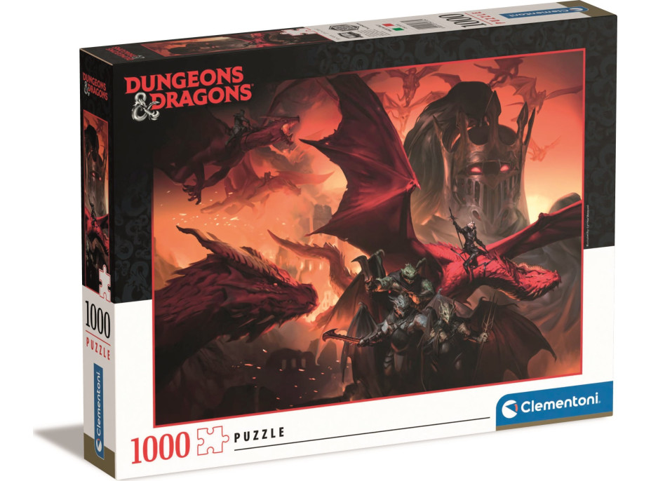 CLEMENTONI Puzzle Dungeons&Dragons 1000 dielikov