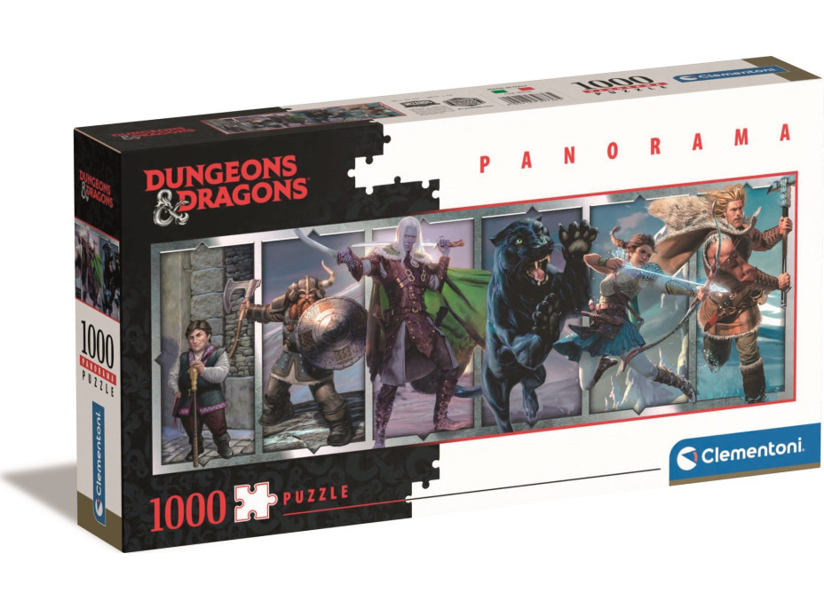 CLEMENTONI Panoramatické puzzle Dungeons&Dragons 1000 dielikov