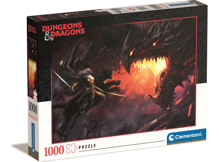 CLEMENTONI Puzzle Dungeons&Dragons 1000 dielikov