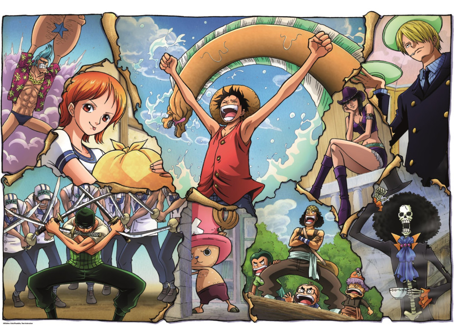 CLEMENTONI Puzzle Anime Collection: One Piece 500 dielikov