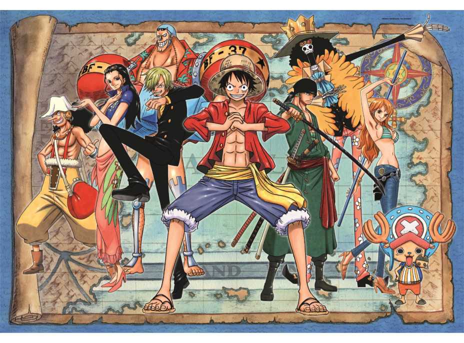 CLEMENTONI Puzzle Anime Collection: One Piece 500 dielikov