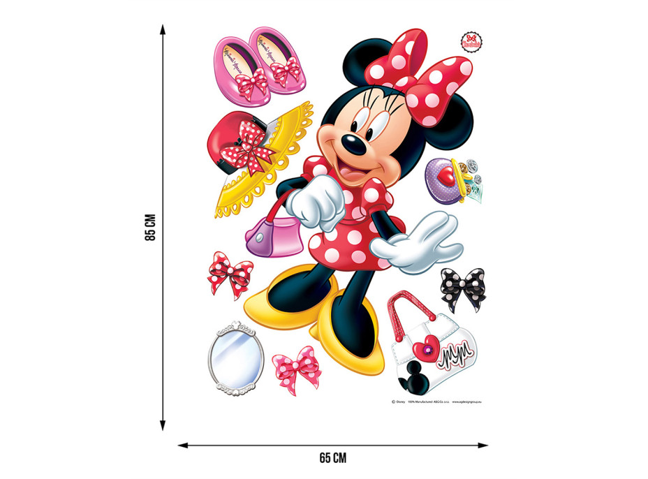 Detská samolepka MINNIE MOUSE 2 65x85 cm