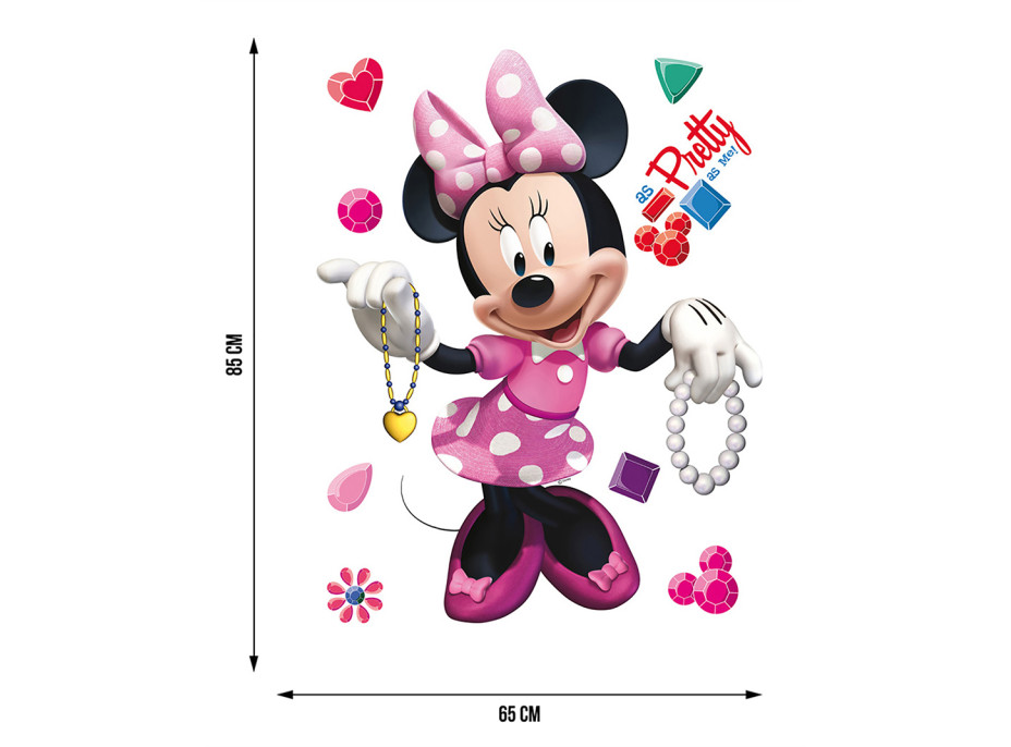 Detská samolepka DISNEY MINNIE MOUSE 65x85 cm