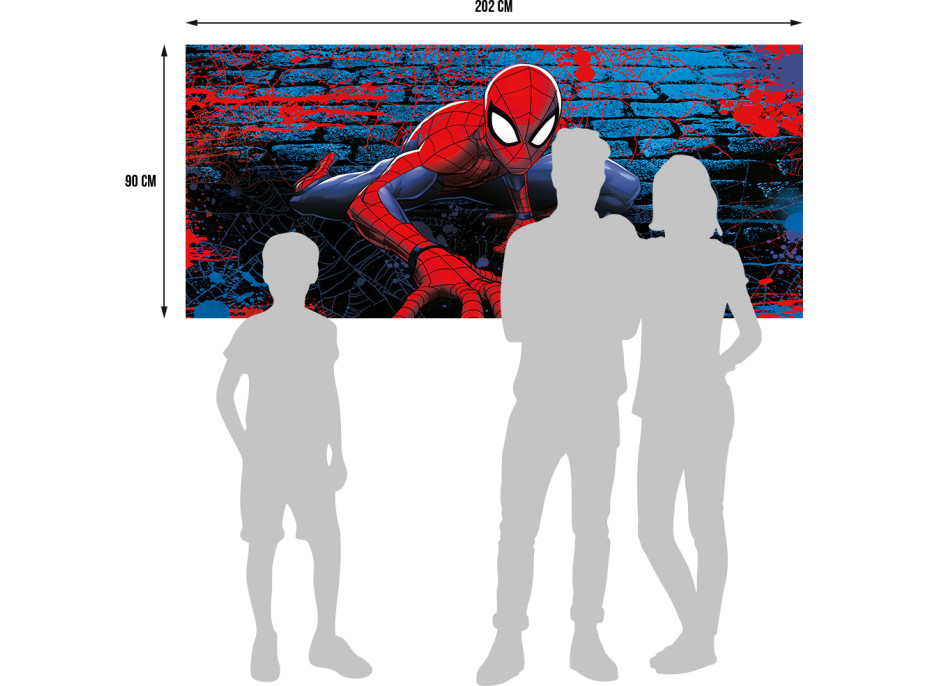 Detská fototapeta MARVEL - SPIDER-MAN - 202x90 cm