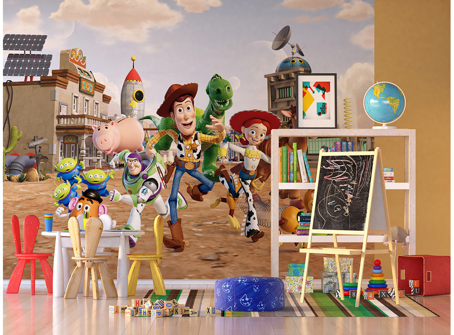 Detská fototapeta DISNEY - Woody s kamarátmi - 360x270 cm