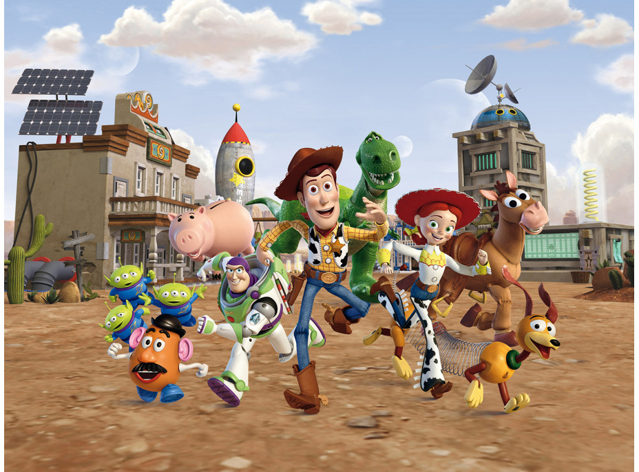 Detská fototapeta DISNEY - Woody s kamarátmi - 360x270 cm