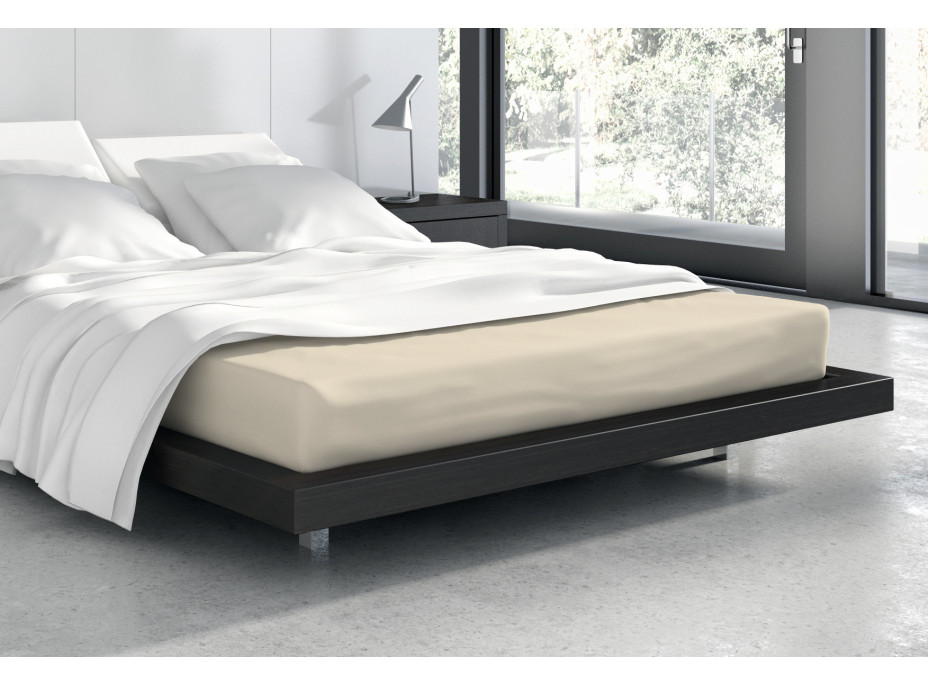 Froté prestieradlo MATE 200x180 cm - béžové