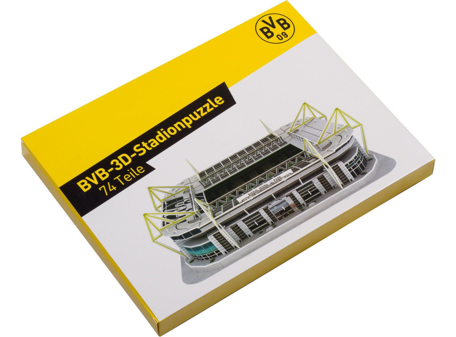 3D puzzle Štadión Signal Iduna Park - FC Borussia Dortmund 74 dielikov