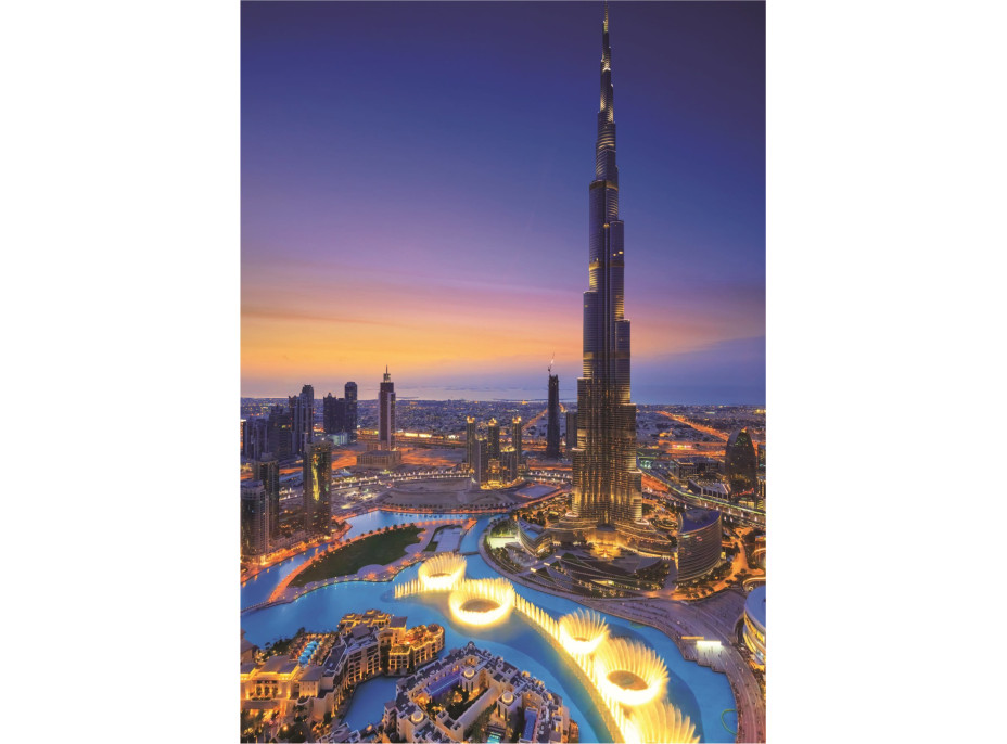 EDUCA Puzzle Kúzla Arábia: Burj Khalifa, Spojené Arabské Emiráty 1000 dielikov