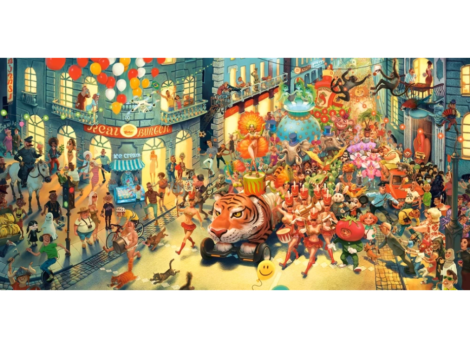 CASTORLAND Puzzle Art Collection: Karneval v Riu 4000 dielikov