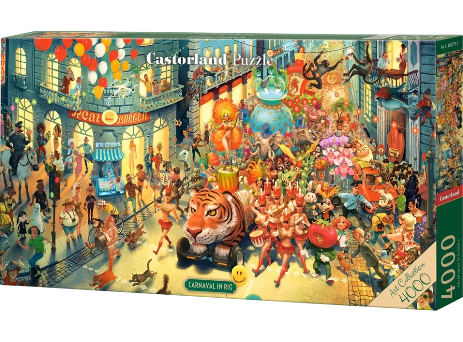 CASTORLAND Puzzle Art Collection: Karneval v Riu 4000 dielikov