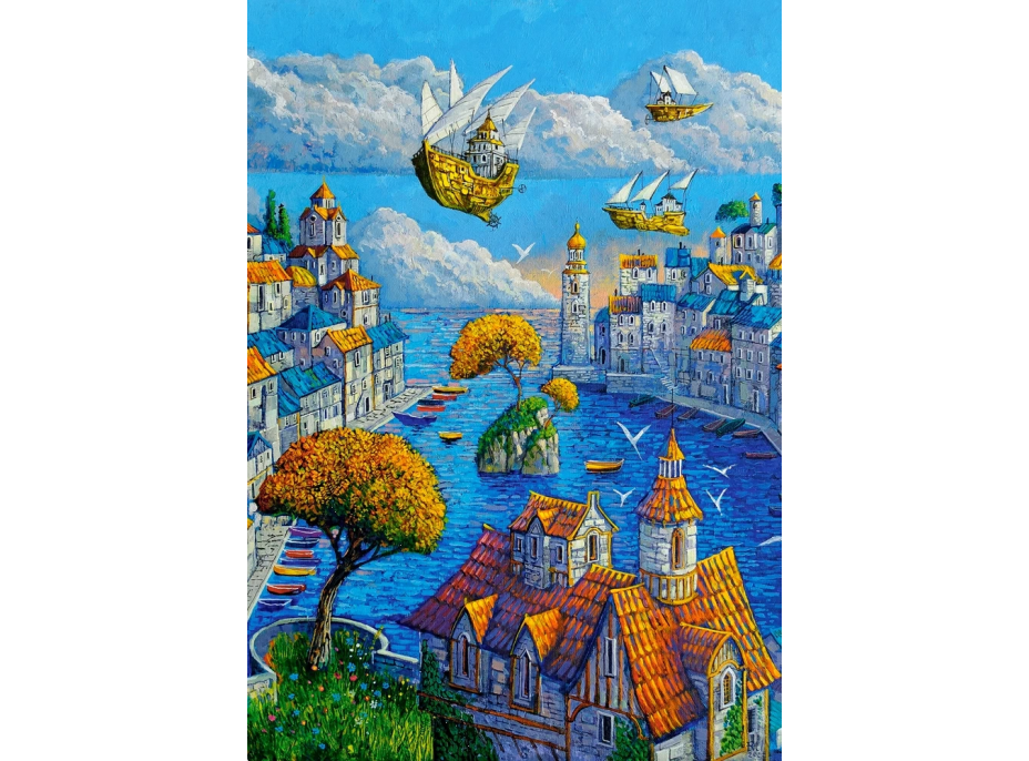 CASTORLAND Puzzle Art Collection: Prístav 500 dielikov