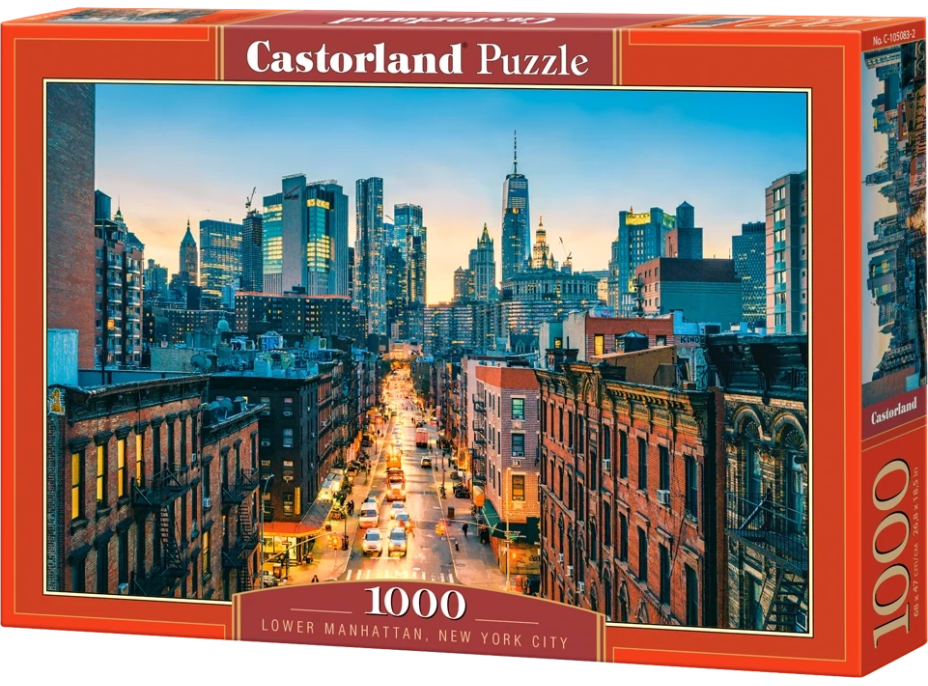 CASTORLAND Puzzle Dolný Manhattan, New York 1000 dielikov