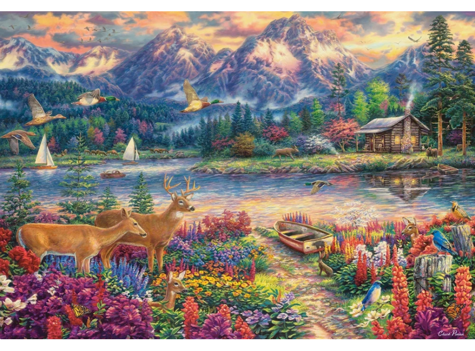 CASTORLAND Puzzle Majestát hory 1500 dielikov