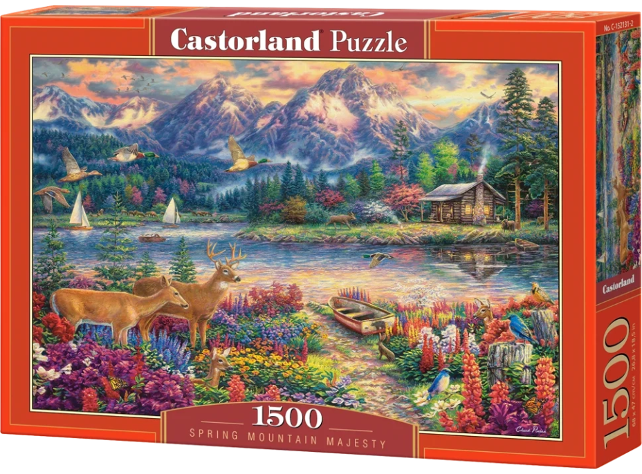 CASTORLAND Puzzle Majestát hory 1500 dielikov