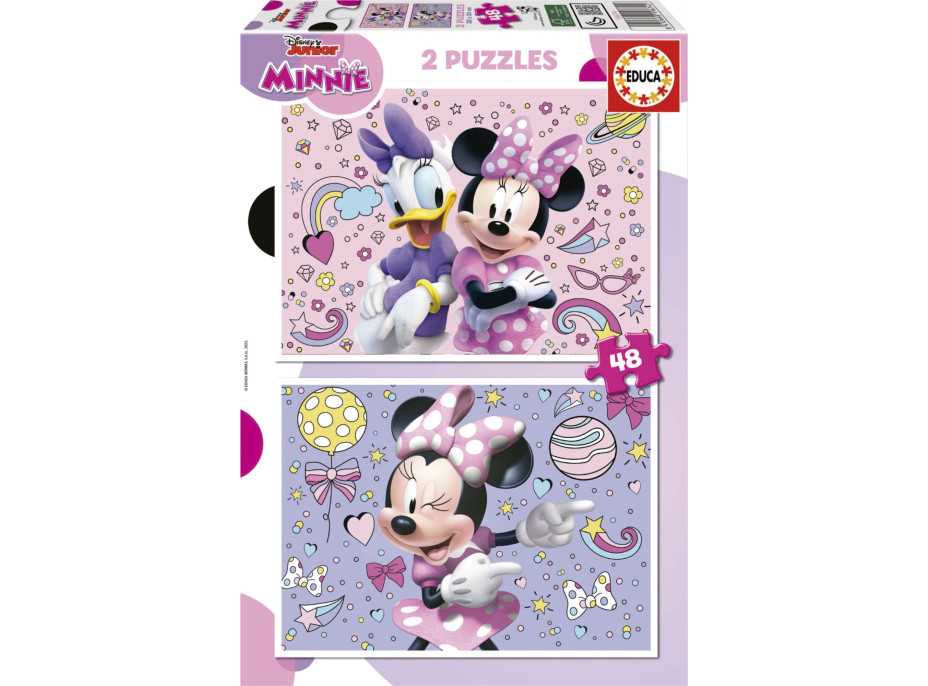 EDUCA Puzzle Minnie 2x48 dielikov