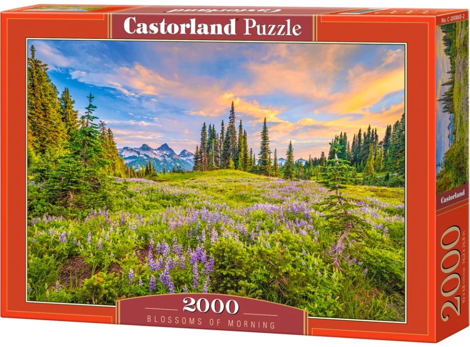 CASTORLAND Puzzle Ranné kvety 2000 dielikov