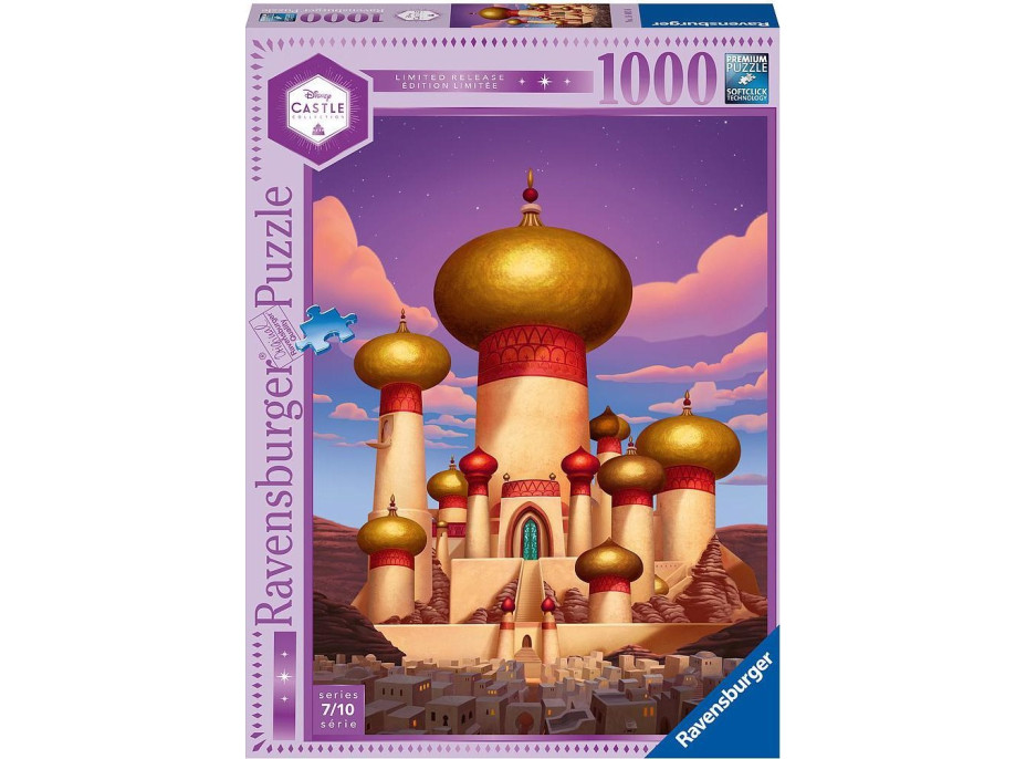 RAVENSBURGER Puzzle Disney princeznej: Hrad princeznej Jazmíny 1000 dielikov