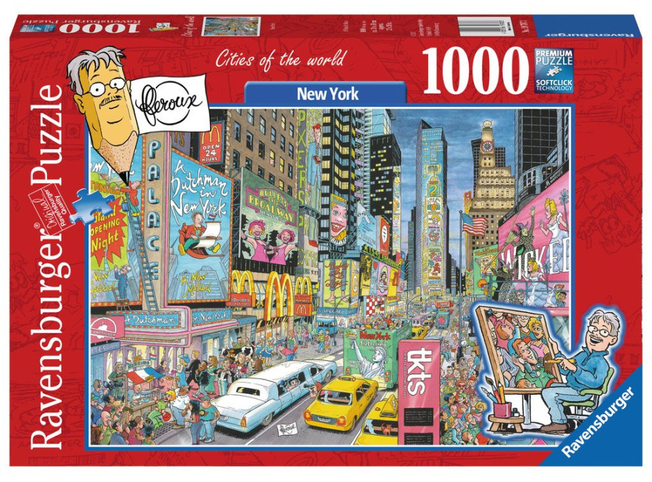 RAVENSBURGER Puzzle Mestá sveta: New York 1000 dielikov