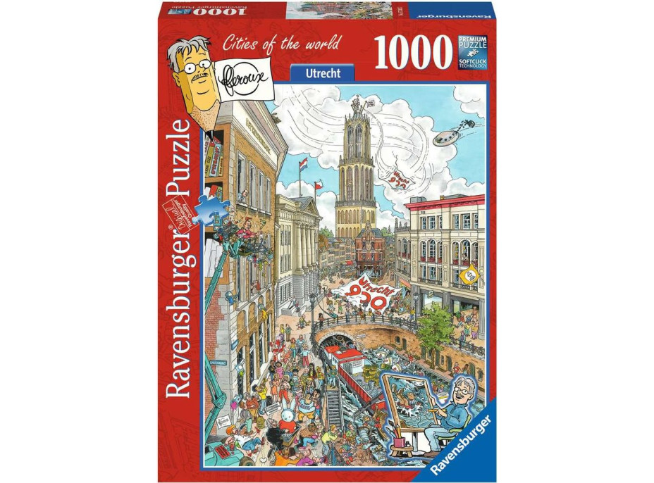 RAVENSBURGER Puzzle Mestá sveta: Utrecht 1000 dielikov