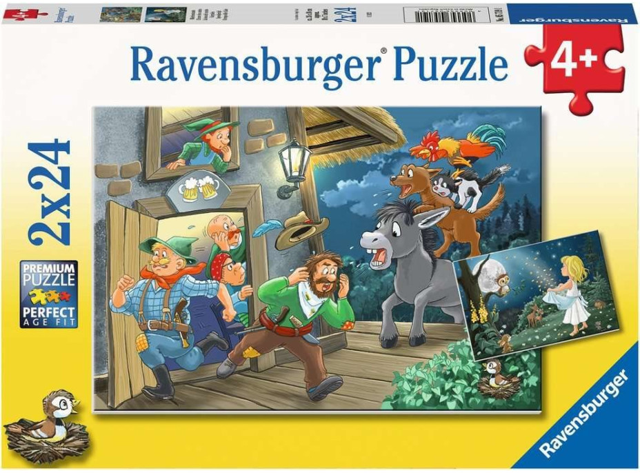 RAVENSBURGER Puzzle Rozprávky 2x24 dielikov