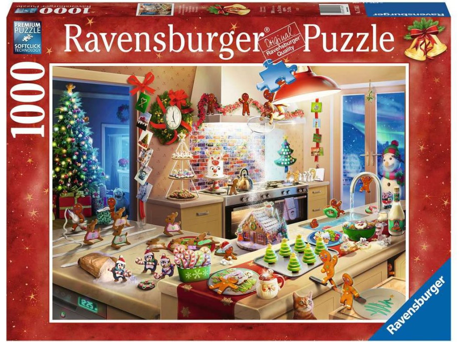 RAVENSBURGER Puzzle Vianočné perníčky 1000 dielikov