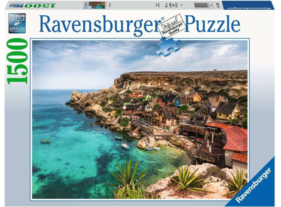 RAVENSBURGER Puzzle Dedinka Popeye, Malta 1500 dielikov