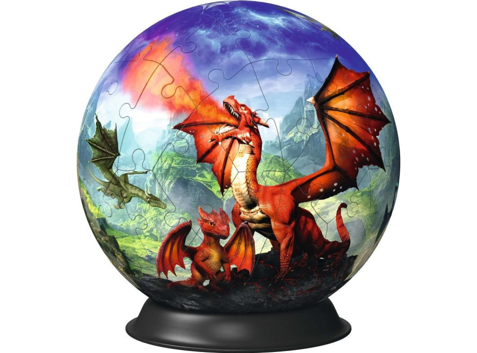 RAVENSBURGER Puzzleball Mystický drak 73 dielikov