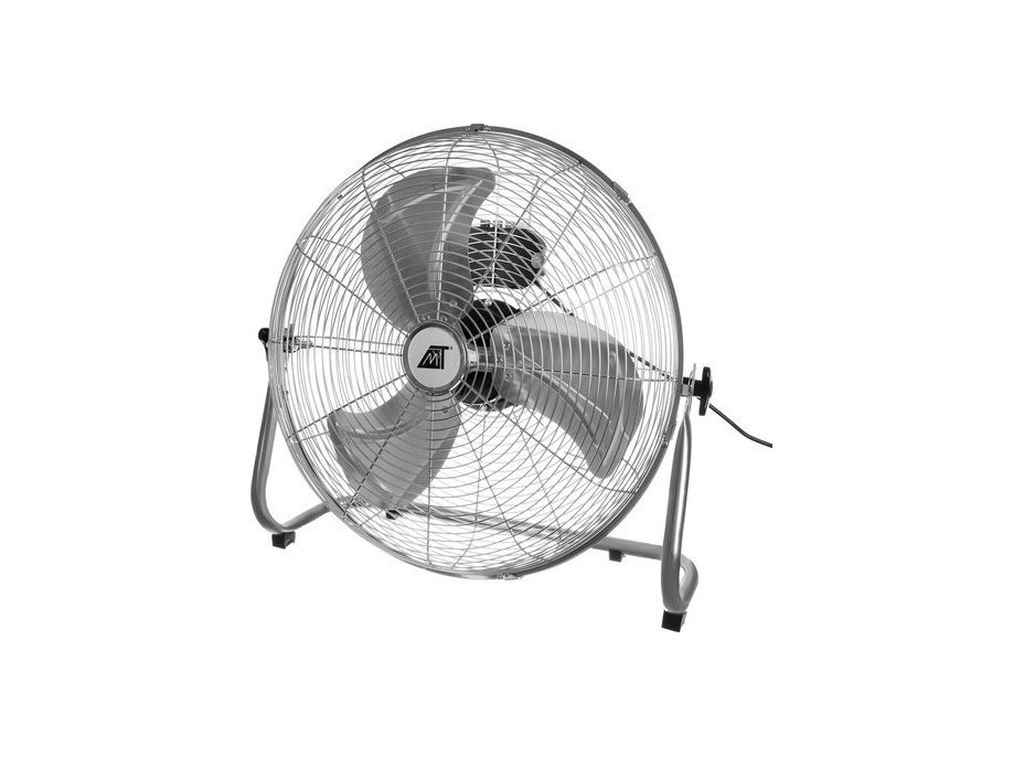 Podlahový ventilátor 55 cm - strieborný