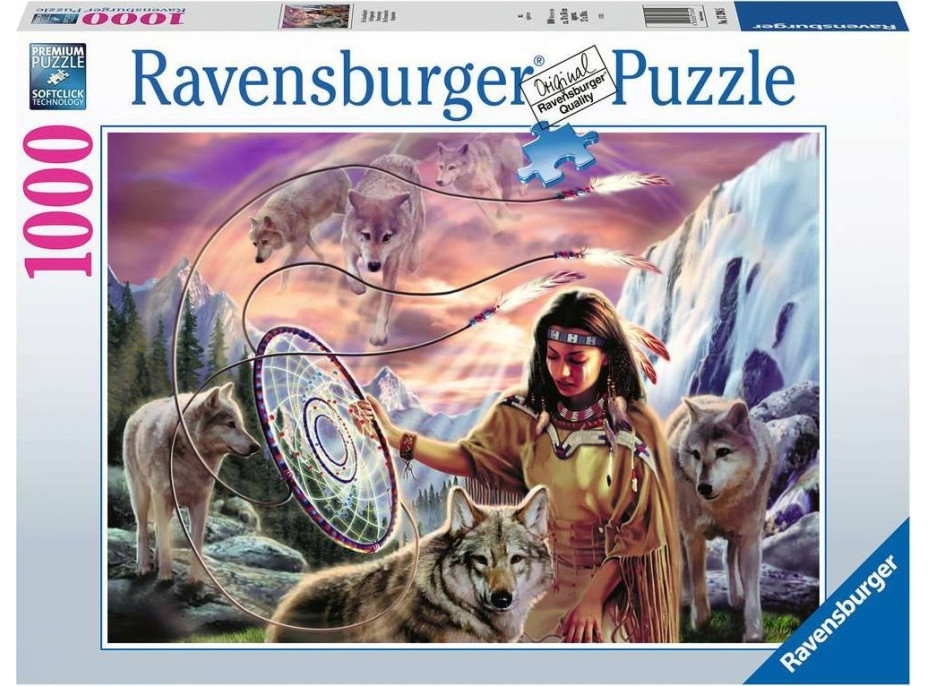 RAVENSBURGER Puzzle Indiánsky lapač snov 1000 dielikov