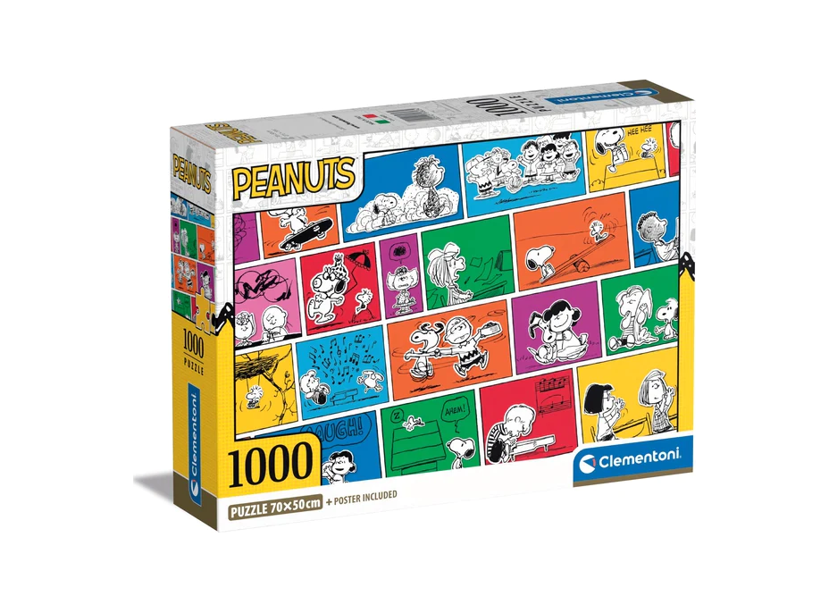 CLEMENTONI Puzzle Peanuts 1000 dielikov