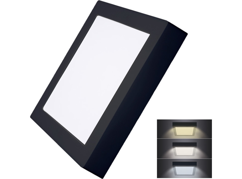 LED mini panel CCT, prisadený, 18W, 1530lm