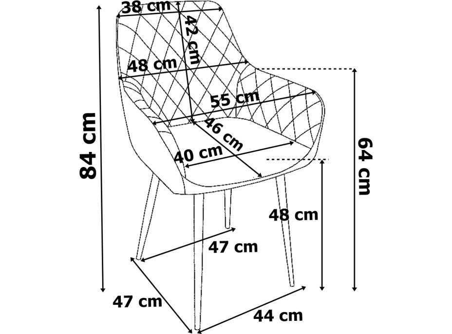 Zelené designové kreslo HAVANA