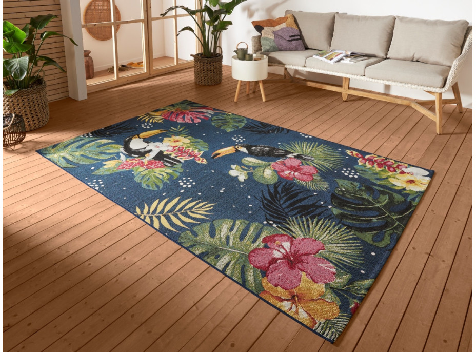 Kusový koberec Flair 105609 Tropical Dream Blue Multicolored