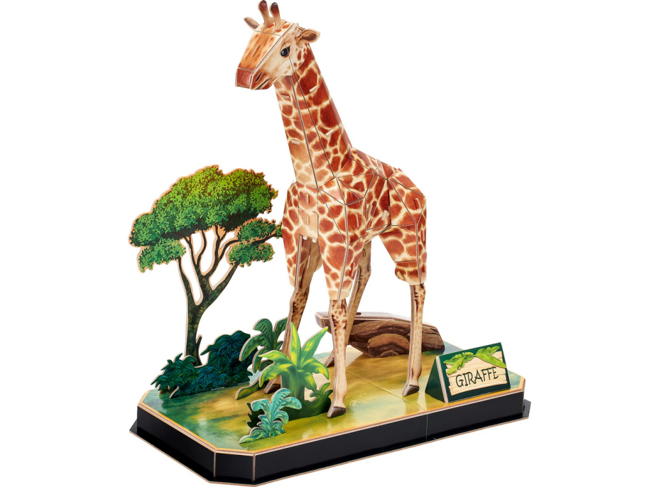 CUBICFUN 3D puzzle Žirafa 43 dielikov