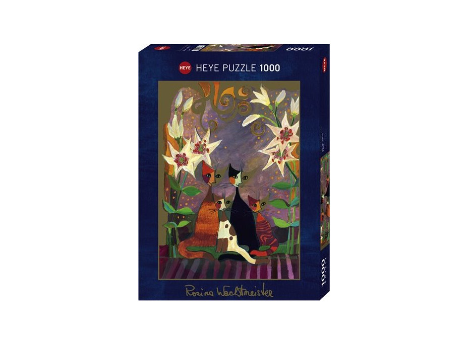 HEYE Metalické puzzle Ľalia 1000 dielikov