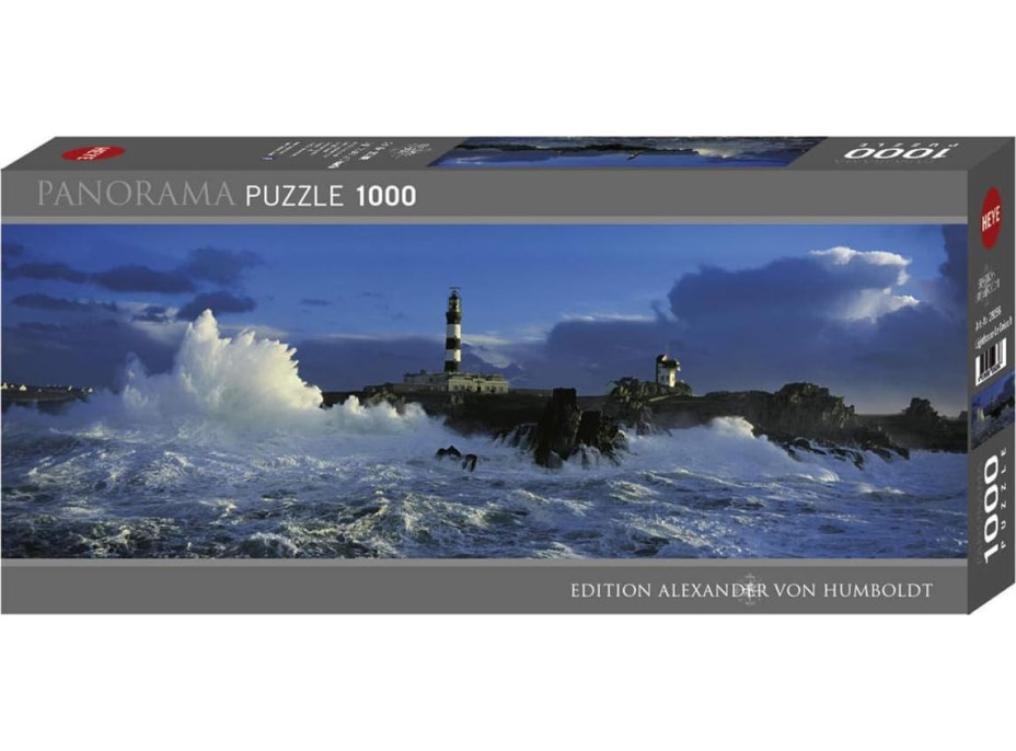 HEYE Panoramatické puzzle Maják Le Créac&#39;h, Bretónsko, Francúzsko 1000 dielikov