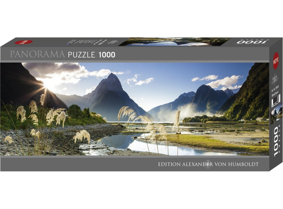 HEYE Panoramatické puzzle Milford Sound, Nový Zéland 1000 dielikov